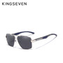 KINGSEVEN Aluminum Men's Sunglasse Polarized Lens Brand Red Design Temples Sun glasses Coating Mirror Glasses Oculos de sol 7719