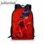 Jackherelook Girls School Bags Cartoon Ladybug Girl Print Primary Children Backpack School Women Rucksack Plecak Mochila Escolar