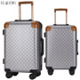 KLQDZMS 20/24inch ABS＋PC men business travel suitcase women rolling luggage spinner trolley bags on wheels