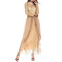 2019 Abaya Muslim Kaftan Women Piece Set Lace Shawl Muslim Maxi Dress Trumpet Sleeve Abaya Long Skirt Robe Gowns Tunic Belt Z416