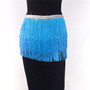 Sexy Belly Dance Hip Scarf Skirts Women Multi Layers Tassel Fringes Dancing Costume Chic Stage Performance Mini Skirts 10 Colors