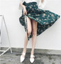 25 Colors 2019 Bohemian High Waist Floral Print Summer Skirts Womens Boho Asymmetrical Chiffon Skirt Maxi Long Skirts For Women