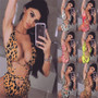 Sexy One Piece Women Swimsuit Bathing Suit Bandage Leopard Beach Swim Wear Swimwear Swimming Suit For Women Bikini Badpak 2019