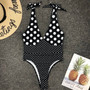 Bikini 2019 Swimming Suit For Women  Bathing Suit One-piece Swimsuit Sexy Pure Deep V Backless Swimwear Maillot De Bain Femme