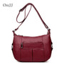 Women's Genuine Leather Handbags All-match Shoulder CrossBody Bags Ladies Fashion Messenger Bag Small Women Bags