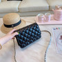 2019 Brand Patent Leather designer Famous Chain Shoulder Bag Handbag Crossbody Clutch Bags Luxury Handbags Women Bags