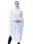 Muslim head coverings instant hijab bonnet abaya muslims outwear muslim prayer dress islamic dresses hijab dress Black