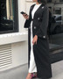 Muslim Diamonds Beading Cardigan Abaya Full Dress Kimono Long Robe Gowns Jubah Dubai Middle East Ramadan Arab Islamic Clothing