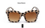 2018 Kim Kardashian Sunglasses Lady Flat Top Eyewear Lunette Femme Women Luxury Brand Sunglasses Women Rivet Sun Glasse UV400