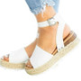 JIANBUDAN/ Wedges Shoes For Women High Heels Sandals Summer Shoes 2019 Open Toe female Platform Sandals Plus Size 35-43