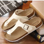 Fashion New Summer Cork Sandals Casual Men Mixed Color Flip Flops Shoes Zapatos Hombre Sandalias Plus Size 35-46 white black red