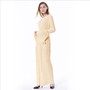 Muslim Adult Fashion Pleated Robe Musulmane Turkish Dubai Speaker sleeve Abaya Muslim Robe Arab Worship Service wj1867 wholesale