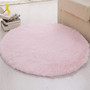 Fluffy Round Rug Carpets for Living Room Long Plush Carpet Kids Room Faux Fur Rugs for Bedroom Shaggy Area Rug Home Modern Mat