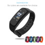 Lerbyee C1Plus Smart Bracelet Color Screen Blood Pressure Fitness Tracker Heart Rate Monitor Smart Band Sport for Android IOS