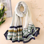 2019 luxury brand Women Silk scarf Beach Shawl and Echarpe summer Wrap Designer scarves Plus Size female beach stoles bandana