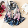 2019 luxury brand Women Silk scarf Beach Shawl and Echarpe summer Wrap Designer scarves Plus Size female beach stoles bandana