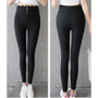 Women Plus Size High Waisted Trousers Skinny Pants Trousers Elastic Pencil Pants High Waist Pants