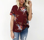 INDJXND New Arrival Summer Blouse Women Tops Floral Print Shirts Elegant Casual Short Sleeve  Boho Beach Loose Blusas Femininas