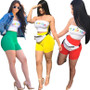 summer 2018 sexy crop top and shorts two piece set tracksuit women twotwinstyle 2 piece sets womens outfits