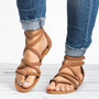 Women Sandals Fashion Gladiator Sandals For Women Summer Shoes Female Flat Sandals Rome Style Cross Tied Sandals Shoes Women 43