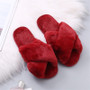 COOTELILI Women Home Slippers Winter Warm Shoes Woman Slip on Flats Slides Female Faux Fur Slippers 36-41 wholesale