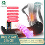 Jinkairui Electric Lumbar Traction Device Dual Care Waist Back Massager Heating Vibration Spine Support Waist Relieve Fatigue