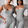 Cryptographic Knitted Sexy Backless Playsuits Romper Party Club Womens Jumpsuits Fashion Outfits Female Body Mujer One Piece