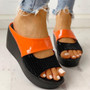 SARAIRIS 2020 Dropship Wedges Heel Shoes Casual Platform Comfortable Summer Slip On Mules Slippers Women Shoes Woman Sandal