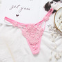 topWomen String Briefs Underwear Sexy Lace Erotic Panties Ladies G-string Thong Soft Lingerie Low Waist Hollow Out Transparent