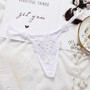 topWomen String Briefs Underwear Sexy Lace Erotic Panties Ladies G-string Thong Soft Lingerie Low Waist Hollow Out Transparent