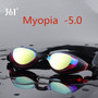 361 Myopia Swimming Goggles Prescription Swimming Glasses for Pool Mirrored Diopter Swim Goggle for Adult Men Women Children