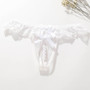 Top Lace Panties Women Fashion Cozy Lingerie Transparent Women's Underwear Open Brief G-string Thongs Low Waist Intimates Panty
