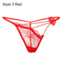 1PC Lady Erotic Lingerie Sexy Lace Flowers Panties Low Waist G-string Transparent T-back Briefs Women Charming Thongs Underwear