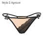 1PC Lady Erotic Lingerie Sexy Lace Flowers Panties Low Waist G-string Transparent T-back Briefs Women Charming Thongs Underwear