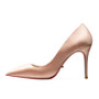 Quality Silk Satin Women Sexy Pumps Red Bottom Shoes Wedding Party Dress Pointed Toe Shallow High Heels Thin Heels Stilettos