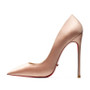Quality Silk Satin Women Sexy Pumps Red Bottom Shoes Wedding Party Dress Pointed Toe Shallow High Heels Thin Heels Stilettos