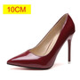 2019 HOT Women Shoes Pointed Toe Pumps Patent Leather Dress  High Heels Boat Shoes Wedding Shoes Zapatos Mujer Blue White