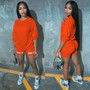 2020 New Summer Letter Print Casual Women's Two Piece Outfits Set  Tracksuit  Shirt Sexy Top +Biker Shorts Jogger 2 piece Active