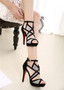 High Heels Cross strap Open Toe Gladiator platform Heels shoes Summer Sandals ladies Shoes Woman Big Size 41 42