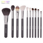 Docolor Makeup Brushes Professional Natural hair Make up brush set Foundation Powder Contour Blending Brush with PU Leather Case