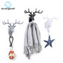 European Plastic Deer Statue Crafts Animal Ornament Shelf Rack Stand Figurines Home Decor Living Room Decor Wedding Gift