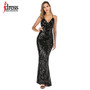 IDress Sexy Sequined Long Summer Dress Elegant Off Shoulder Evening Party Dresses 2020 Women Long Dress Sexy Bodycon Maxi Dress