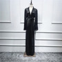 Black Sequin Abaya Dubai Kimono Hijab Muslim Dress Saudi Arabia African For Women Kaftan Turkish Islam Clothing Caftan Marocain