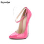 Ladies Metal Heels Pumps Shoes Women Big Size 35-44 Spring Autumn Pointed Toe Fashion Party Causal High Heel Shoes MS-B0028