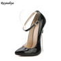 Ladies Metal Heels Pumps Shoes Women Big Size 35-44 Spring Autumn Pointed Toe Fashion Party Causal High Heel Shoes MS-B0028