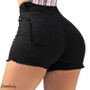 Hot Summer Women Casual High Waiste Short Mini Button Short Pants Black White Sexy Shorts