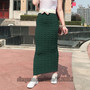 Faldas Mujer Moda 2019 Winter Abaya muslim High Waist Bodycon Maxi Pencil Long Skirt Jupe Longue Femme Skirts Womens Clothing