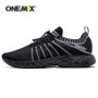 ONEMIX Men Retro Running Shoes 2020 Knitted Vamp Sneakers Light Breathable Men Vulcanized Shoes Outdoor Jogging Walking Trainers