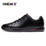 ONEMIX Men Shoes Sneakers 2020 New Casual Soft Leather Skateboarding Shoes Lightweight Jogging Training White Black Tenis Shoes