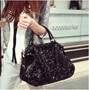 luxury designer bags Black Sequin Trend Shoulder Bag bags for women 2020 womens handbags and purses bag women ladies Louis  bags
